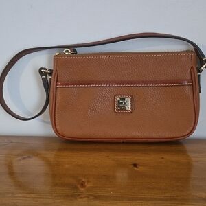 Dooney & Bourke Tan Leather Crossbody Bag
